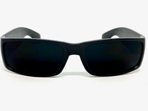 Classic Hardcore Biker Gangster Style SUNGLASSES Black Frame Dark Lens K0038