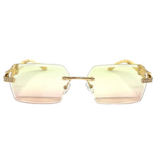 Men's Classy Elegant Luxury Designer Hip Hop Style SUNGLASSES Gold & Marble Frame E0883