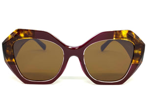 Exaggerated Vintage Retro Style SUNGLASSES Funky Animal Print Frame E1683