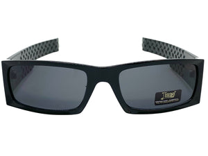 Classic Hardcore Biker Gangster Style LOCS SUNGLASSES Black Frame Dark Lens 91167