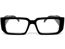 Classy Modern Contemporary Style Clear Lens EYEGLASSES Thick Black Frame 81254