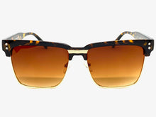 Classy Elegant Sophisticated Luxury Style SUNGLASSES Square Tortoise & Gold Frame 6462