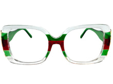 Oversized Vintage Retro Style Large Square Lensless Eye Glasses- Frame Only NO Lens 6444