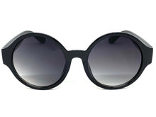 Classic Vintage Retro Style SUNGLASSES Round Black Frame E1380