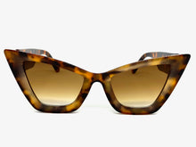 Oversized Vintage Retro Cat Eye Style SUNGLASSES Large Leopard Frame 1206