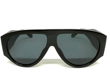 Oversized Classic Vintage Retro Style SUNGLASSES Large Super Thick Black Frame Dark Lens 15013