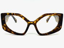 Oversized Vintage Retro Style Clear Lens EYEGLASSES Large Thick Tortoise Frame 5623