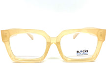 Classic Vintage Retro Style Blue Light Blocking Computer EYEGLASSES Large Thick Cream Frame 2016