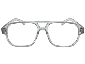 Classic Vintage Retro Style Clear Lens Blue Light Block Computer EYEGLASSES Transparent Frame 55013