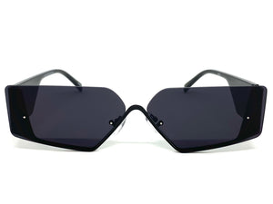 Contemporary Modern Style SUNGLASSES Sleek Design Black Frame 5212