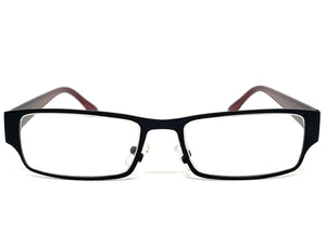 Classy Contemporary Modern Style Clear Lens EYEGLASSES Black Fashion Frame 1215