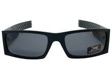 Classic Hardcore Biker Gangster Style LOCS SUNGLASSES Black Frame Dark Lens 91167