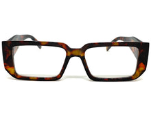 Classy Modern Contemporary Style Clear Lens EYEGLASSES Thick Tortoise Frame 81254