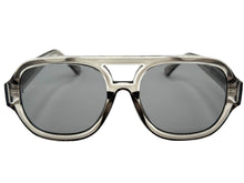 Classic Vintage Retro Style SUNGLASSES Large Thick Gray Acetate Frame C005
