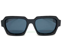 Classic Vintage Retro Style SUNGLASSES Square Black Frame - Dark Lens 1219