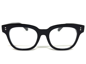 Classic Vintage Retro Style Clear Lens Blue Light Block Computer EYEGLASSES Black Frame I135