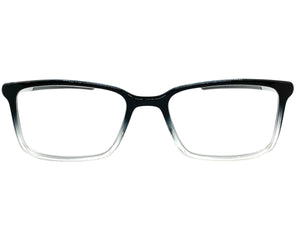 Classy Contemporary Modern Style READING GLASSES READERS Black Frame Lens Strength +2.00