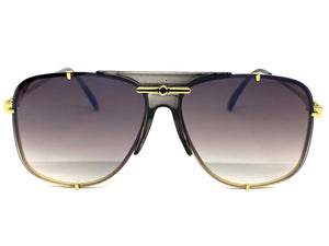 Oversized Classic Vintage Retro Hip Hop Aviator Style SUNGLASSES Gold Frame E0693