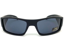 Classic Biker Gangster Hardcore Wrap Around LOCS SUNGLASSES Matte Black Frame 91191