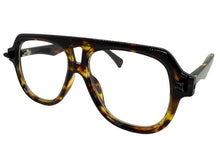 Oversized Classic Vintage Retro Hip Hop Style Clear Lens EYEGLASSES Large Tortoise Frame 3956