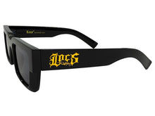 Classic Hardcore Biker Gangster Style LOCS SUNGLASSES Large Thick Black Frame - Dark Lens 91212