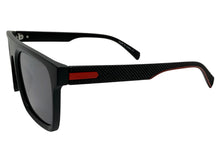 Classic Sporty Driving Fishing Biker SUNGLASSES Large Square Black Frame - Dark Lens E2183