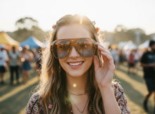 Exaggerated Classic Vintage Retro Style SUNGLASSES Brown Frame - Ombre Lens 2465