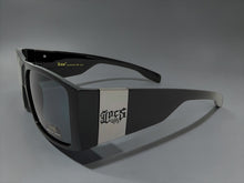 Classic Hardcore Biker Gangster Style LOCS SUNGLASSES Large Thick Black Frame - Dark Lens 91337