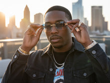 Classy Elegant Luxury Hip Hop Rapper Style SUNGLASSES Gold & Faux Wooden Frame - Multicolor Lens 27804