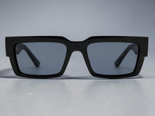 Classic Hardcore Biker Gangster Style LOCS SUNGLASSES Large Thick Black Frame - Dark Lens 91212