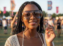 Exaggerated Classic Vintage Retro Style SUNGLASSES Brown Frame - Ombre Lens 2465