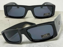 Classic Hardcore Biker Gangster Style LOCS SUNGLASSES Large Thick Black Frame - Dark Lens 91335