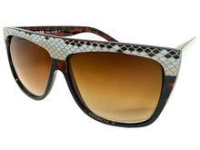 Oversized Classic Vintage Retro Style SUNGLASSES Large Tortoise Snakeskin Frame 1201