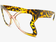 Oversized Vintage Retro Style Clear Lens EYEGLASSES Large Butterfly Tortoise Frame 81261