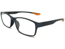 Sleek Contemporary Modern Sporty Style READING GLASSES READERS Gray Frame Lens Strength +1.50