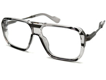 Classic Vintage Retro Hip Hop Rapper Style Clear Lens EYEGLASSES Gray & Gunmetal Frame 76006