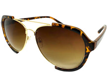 Classic Vintage Retro Aviator Style SUNGLASSES Tortoise & Gold Frame 1694