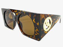 Oversized Exaggerated Classic Vintage Retro Style SUNGLASSES Huge Square Tortoise Frame 2158