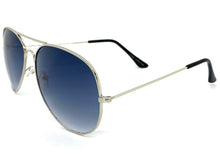 Classic Vintage Retro Aviator Style SUNGLASSES Silver Frame 1106
