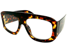 Oversized Exaggerated Vintage Retro Style Clear Lens EYEGLASSES Large Super Thick Tortoise Frame 1386