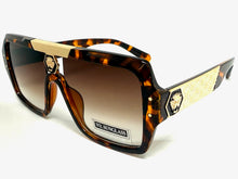 Classic Hardcore Biker Gangster Hip Hop Style SUNGLASSES Square Tortoise Frame 5468