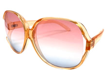 Oversized Exaggerated Vintage Retro Style SUNGLASSES Huge Orange Frame 80007