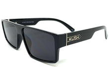 Classic Biker Gangster Hardcore KUSH SUNGLASSES Black Frame Dark Lens 80771