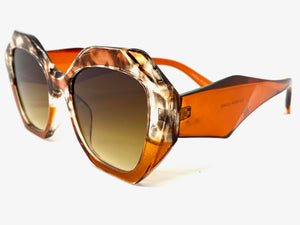 Exaggerated Vintage Retro Style SUNGLASSES Funky Animal Print Frame E1683