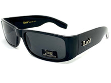 Classic Hardcore Biker Gangster Style LOCS SUNGLASSES Black Frame Dark Lens 9006