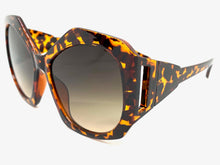Oversized Exaggerated Vintage Retro Style SUNGLASSES Huge Tortoise Frame 1222