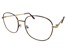 Exaggerated Classic Vintage Retro Style Clear Lens Blue Light Block Computer EYEGLASSES Square Gold Frame 5408