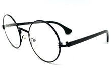 Classic Vintage Retro Style Clear Lens EYEGLASSES Round Black Frame IT085