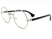 Classic Vintage Retro Style Clear Lens EYEGLASSES Round Silver Frame IT085