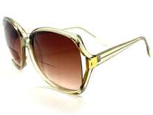 Oversized Classic TRUE Vintage Retro Style BIFOCAL READING SUNGLASSES READERS Big Frame Lens Strength +2.00